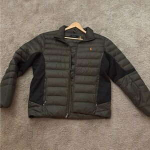 Polo by Ralph Lauren Olive and Black Puffer Jacket